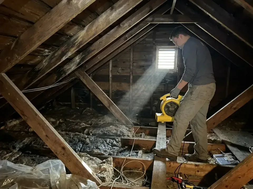 attic-water-damage-drying-proc-007 — frequently asked questions, Emergency Water Extraction & 24/7 Flood Response in St. Mar…